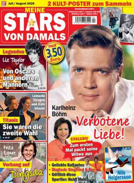 Meine Stars von Damals – Juli-August 2026 Cover