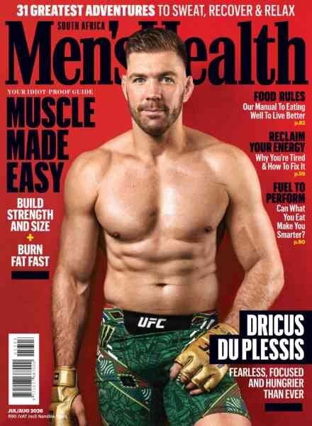 Men’s Health South Africa – July-August 2026 Cover