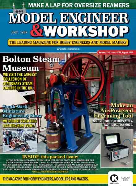 Model Engineer & Workshop – August 2026 Cover