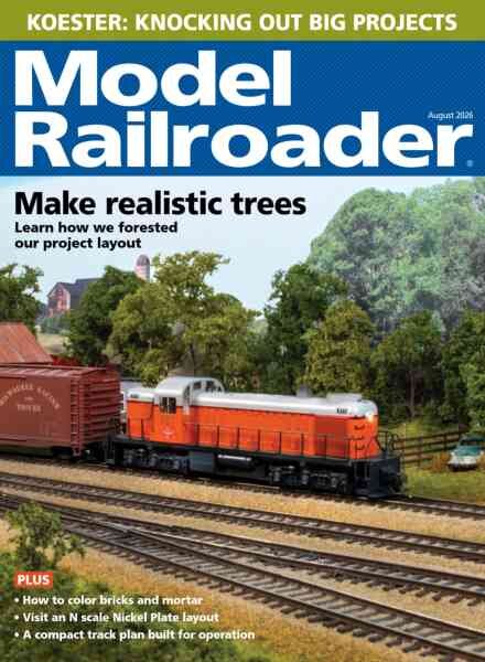 Model Railroader – August 2026 Cover