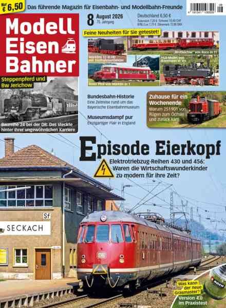 ModellEisenBahner – August 2026 Cover
