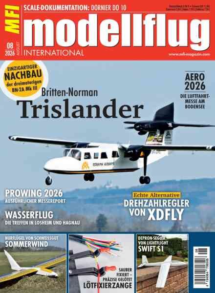 Modellflug International – August 2026 Cover