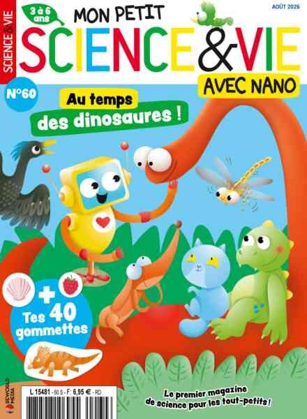 Mon Petit Science & Vie avec Nano – Aout 2026 Cover