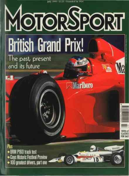 Motor Sport Magazine – July 1999 Cover