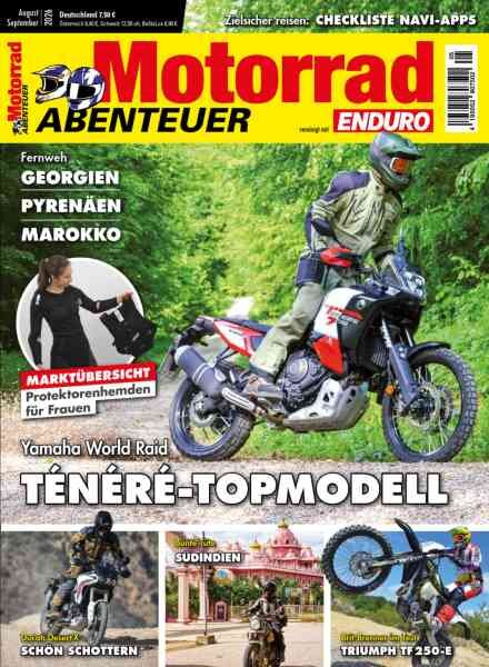 Motorrad Abenteuer – August-September 2026 Cover
