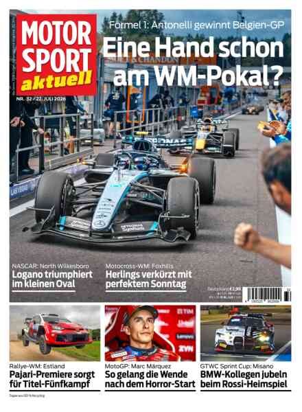 Motorsport aktuell – 21 Juli 2026 Cover