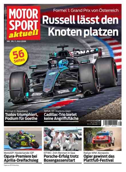 Motorsport aktuell – 30 Juni 2026 Cover