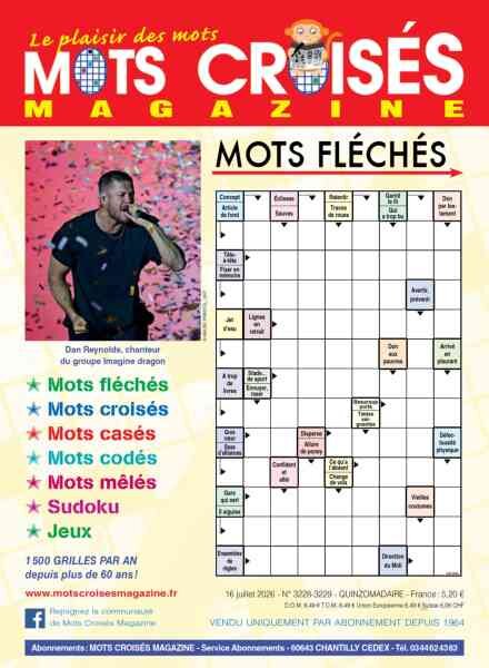 Mots Croises Magazine – 16 Juillet 2026 Cover