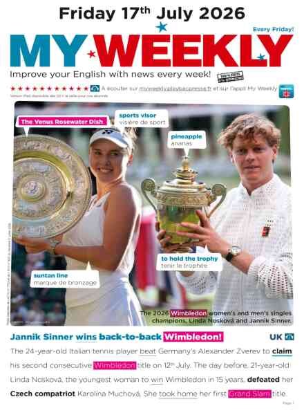 My Weekly fr – 17 Juillet 2026 Cover