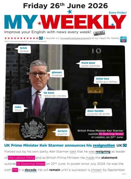 My Weekly fr – 26 Juin 2026 Cover