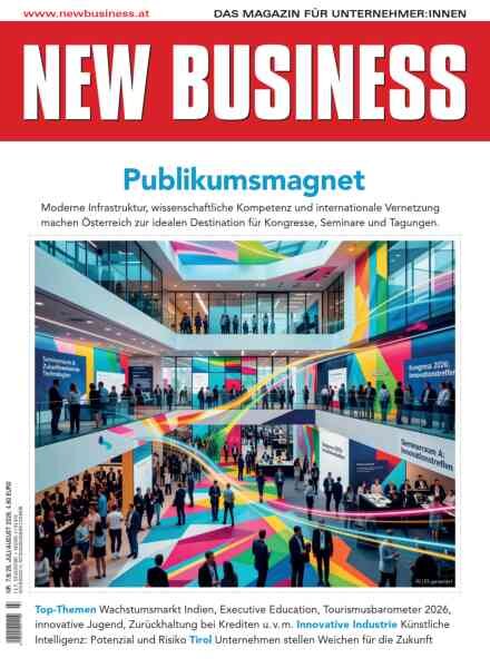 New Business Austria – Juli-August 2026 Cover