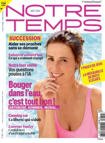 Notre Temps – Aout 2026 Cover