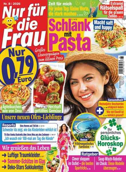 Nur fur die Frau – August 2026 Cover