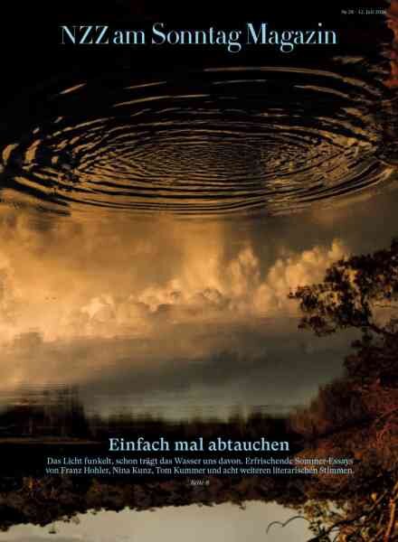 NZZ am Sonntag Magazin – 12 Juli 2026 Cover