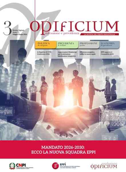 Opificium – Maggio-Giugno 2026 Cover