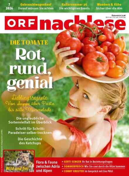 ORF nachlese – Juli 2026 Cover
