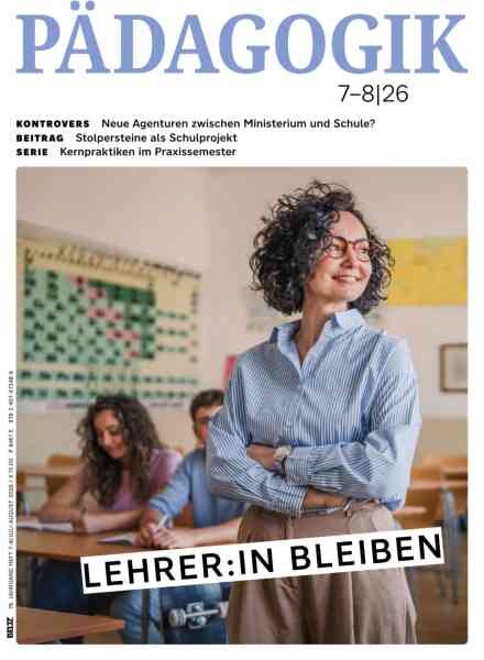Padagogik – Juli-August 2026 Cover