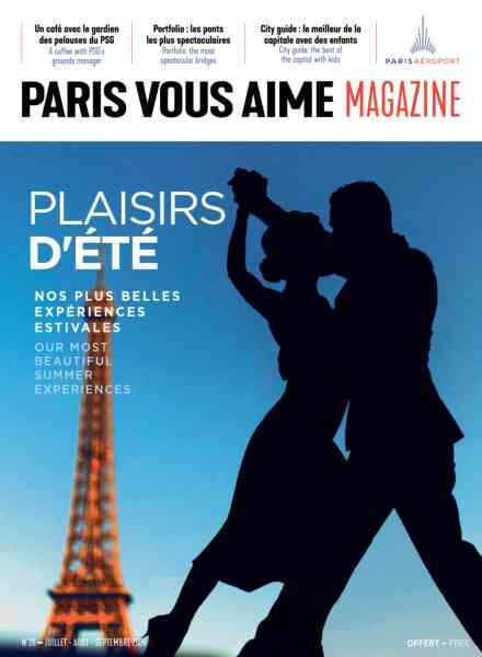 Paris Vous Aime Magazine – Juillet-Septembre 2026 Cover