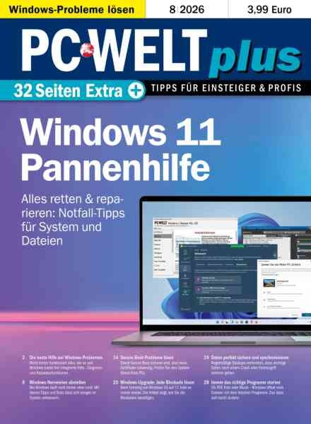 PC-Welt Plus – August 2026 Cover
