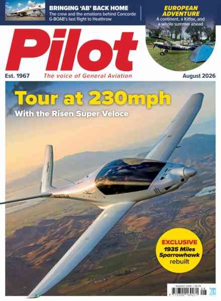 Pilot – August 2026 Cover