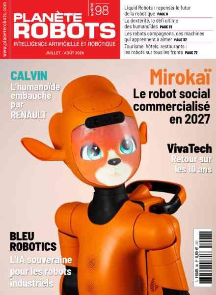 Planete Robots – Juillet-Aout 2026 Cover