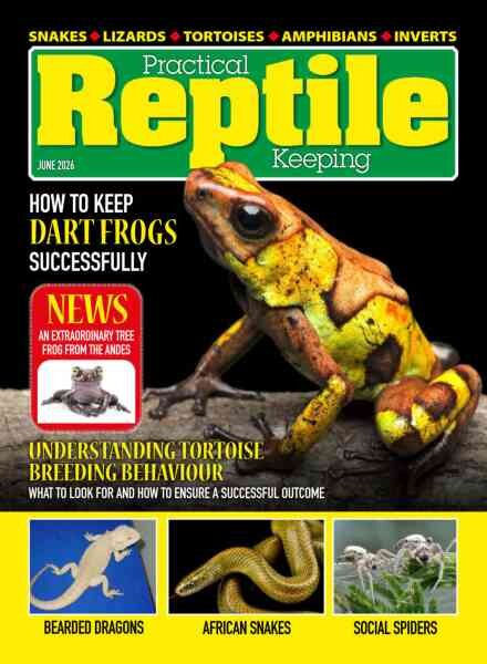 Practical Reptile Keeping – June 2026 Cover