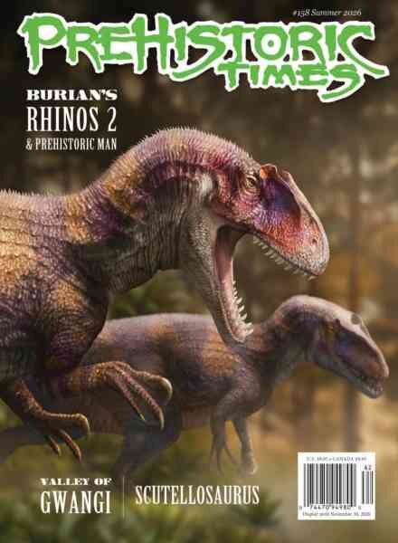 Prehistoric Times – Summer 2026 Cover