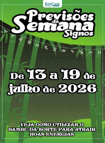 Previsoes da Semana – 13 Julho 2026 Cover