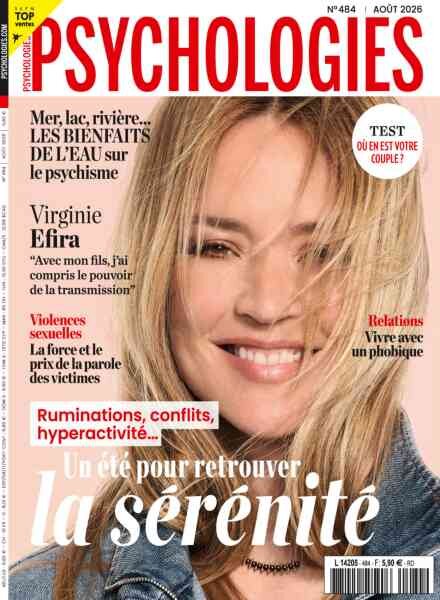 Psychologies France – Aout 2026 Cover