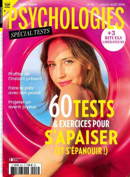 Psychologies – Hors-Serie N 96 – Juillet-Aout 2026 Cover
