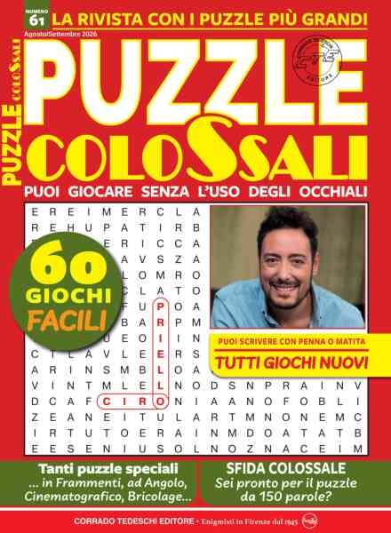 Puzzle Colossali – Agosto-Settembre 2026 Cover