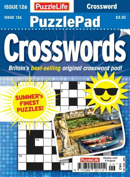 PuzzleLife PuzzlePad Crosswords – July 2026 Cover