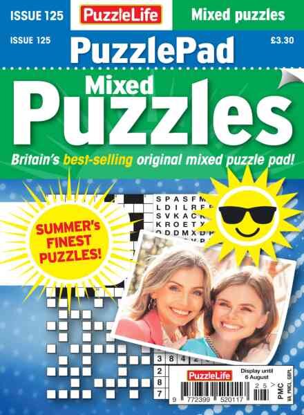 PuzzleLife PuzzlePad Puzzles – July 2026 Cover