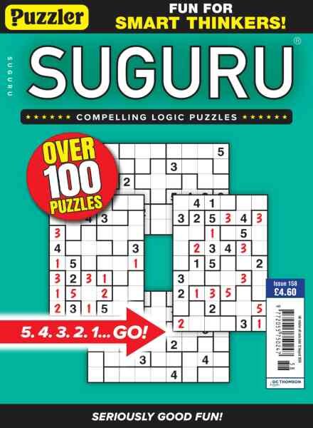 Puzzler Suguru – Issue 158 2026 Cover