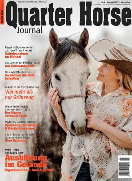 Quarter Horse Journal – August 2026 Cover