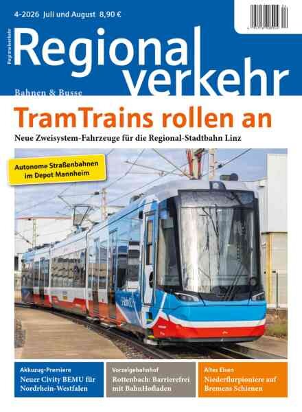 Regionalverkehr – Juli-August 2026 Cover