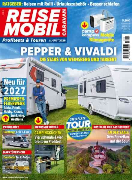 Reisemobil Caravan – August 2026 Cover