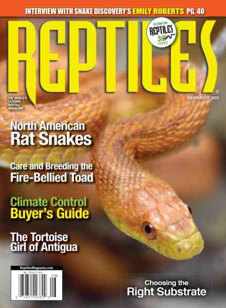Reptiles Magazine – July-August 2023 Cover