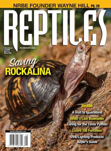 Reptiles Magazine – July-August 2025 Cover