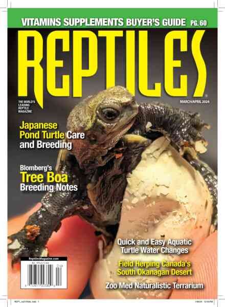 Reptiles Magazine – March-April 2024 Cover