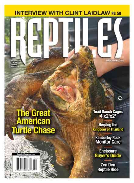 Reptiles Magazine – March-April 2025 Cover