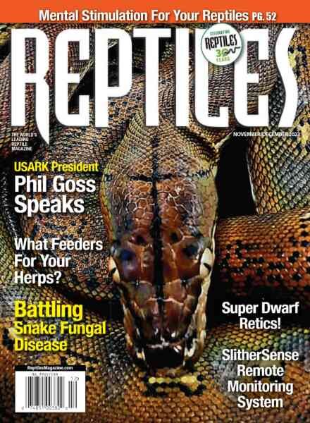 Reptiles Magazine – November-December 2023 Cover