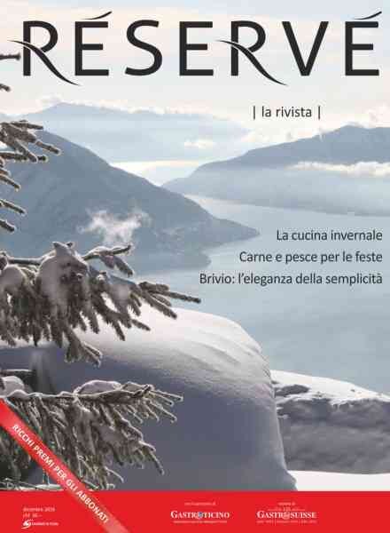 Reserve Magazine – Dicembre 2016 Cover