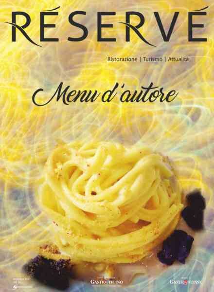 Reserve Magazine – Dicembre 2017 Cover