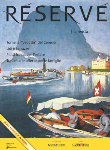 Reserve Magazine – Giugno 2016 Cover