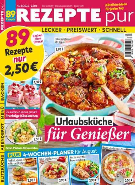 Rezepte pur – August 2026 Cover