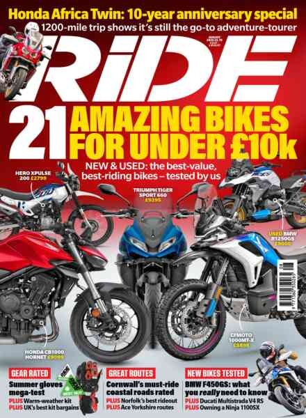 RiDE – August 2026 Cover