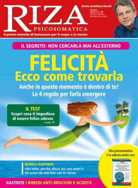 Riza Psicosomatica – Luglio 2026 Cover