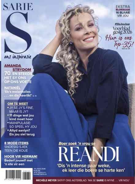 Sarie – Jul-Aug 2026 Cover
