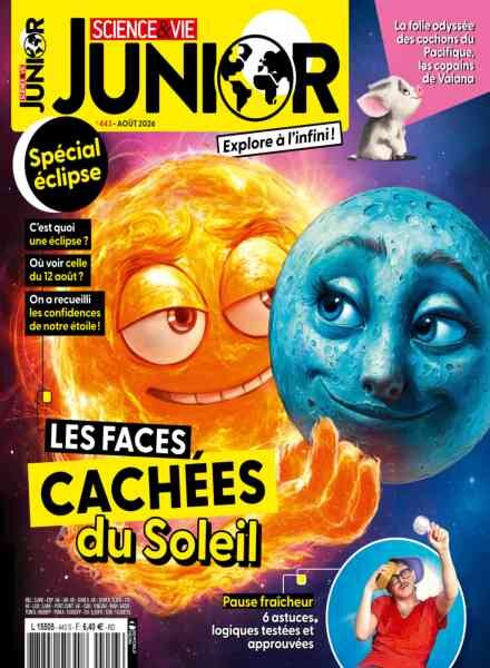 Science & Vie Junior – Aout 2026 Cover